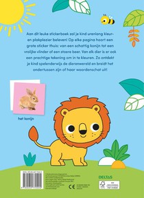 Lieve dieren kleur- en stickerboek (3-5 j.) achterzijde