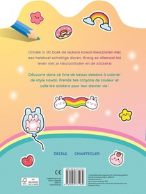 Kawaii - Color & Sticker Fun achterzijde