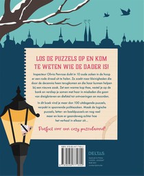 Cozy Crime puzzelboek achterzijde