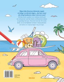 Sunny days - Kleuren voor volwassenen achterzijde