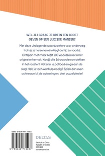 Brain Boosters - Woordzoekers voor onderweg achterzijde