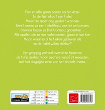 Eten met Fien en Milo achterzijde