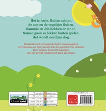 Sammie in de lente achterzijde