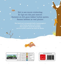 Sammie in de winter achterzijde