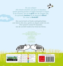 Eten, spelen, slapen onder de zon achterzijde