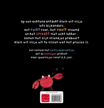 Klein wit visje en het vreemde ding achterzijde