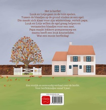 Luuk en Lotje. Het is herfst! achterzijde
