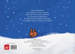 Mijn winterkalender. Winterpret met Anna achterkant