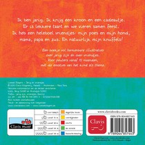 Jarig en vriendjes achterzijde