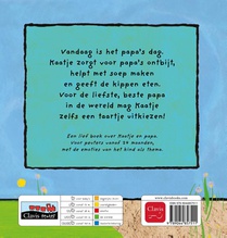 Kaatje viert papa achterzijde