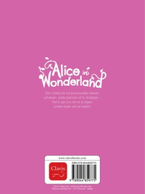 Notebook Alice in Wonderland achterzijde