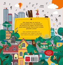 Vogels in de stad achterzijde