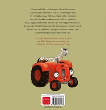 Kleine Tractor viert Halloween achterzijde