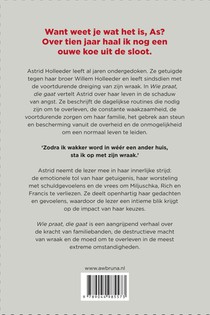Wie praat, die gaat achterzijde