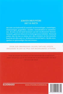 Het is niets achterzijde