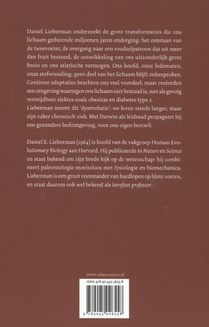 Het verhaal van het menselijk lichaam achterzijde
