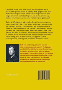 Reizigers bij een herberg achterzijde