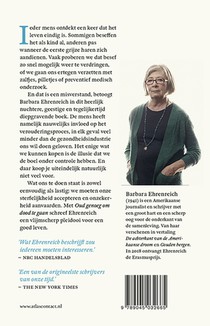 Oud genoeg om dood te gaan achterzijde