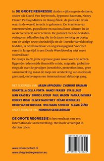De grote regressie achterzijde
