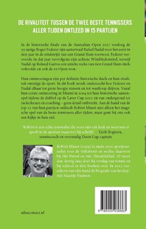 Federer versus Nadal achterzijde