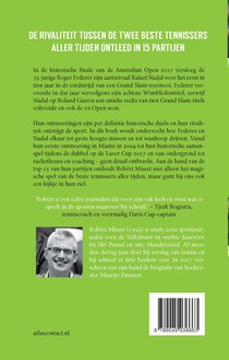 Federer versus Nadal achterzijde