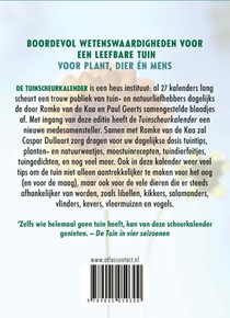 Tuinscheurkalender achterkant