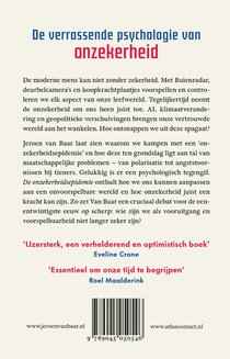 De onzekerheidsepidemie achterzijde