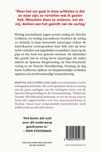 Het gezicht van de oorlog achterzijde