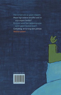 Waarom lig jij in mijn bedje? achterzijde