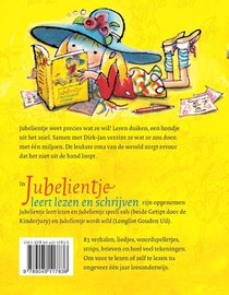 Jubelientje leert lezen en schrijven achterzijde