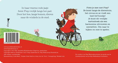 Met Fiep op de fiets achterzijde