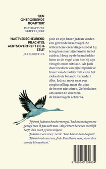 De blauwe vleugels achterzijde
