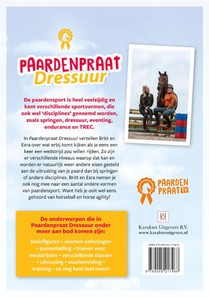 Paardenpraat Dressuur achterzijde