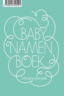 Babynamenboek achterzijde