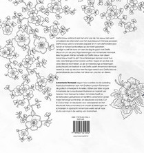 Delfts Blauw flora & fauna kleurboek achterzijde