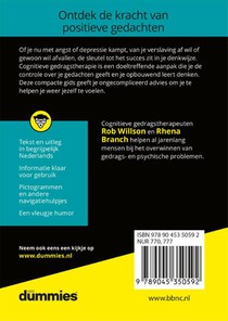 De kleine cognitieve gedragstherapie voor dummies achterzijde