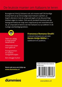 De kleine Italiaans voor dummies achterzijde