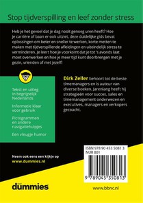 De kleine Timemanagement voor Dummies achterzijde