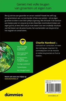 Moestuinen voor Dummies achterzijde