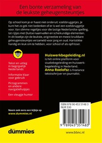 De kleine ezelsbruggetjes voor Dummies achterzijde