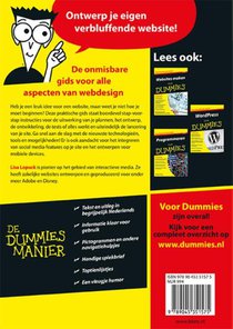 Webdesign voor Dummies achterzijde