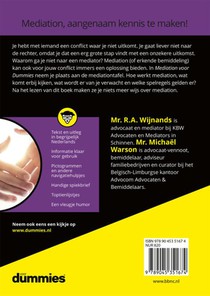 Mediation voor Dummies achterzijde