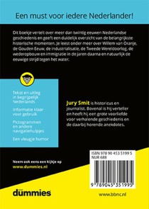 De kleine geschiedenis van Nederland voor Dummies achterzijde