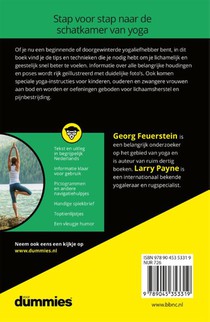 Yoga voor Dummies achterzijde