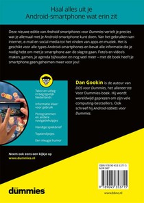Android-smartphones voor Dummies achterzijde
