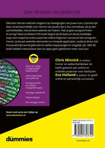 Programmeren met JavaScript voor Dummies achterzijde
