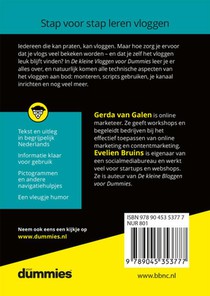 De kleine vloggen voor dummies achterzijde