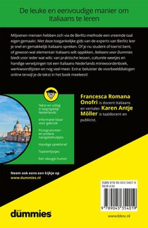 Italiaans voor dummies achterzijde