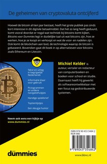 Bitcoins voor Dummies achterzijde
