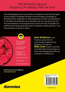 Raspberry Pi voor Dummies achterzijde